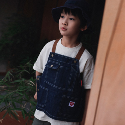 兒童休閒百搭牛仔馬甲