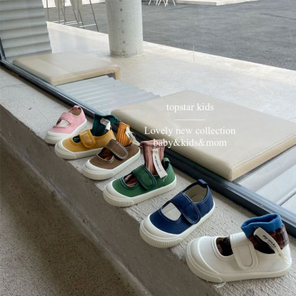 兒童春秋季兒童魔術貼休閑鞋子