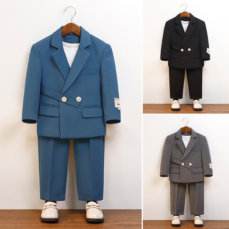 男童設計休閒小西服
