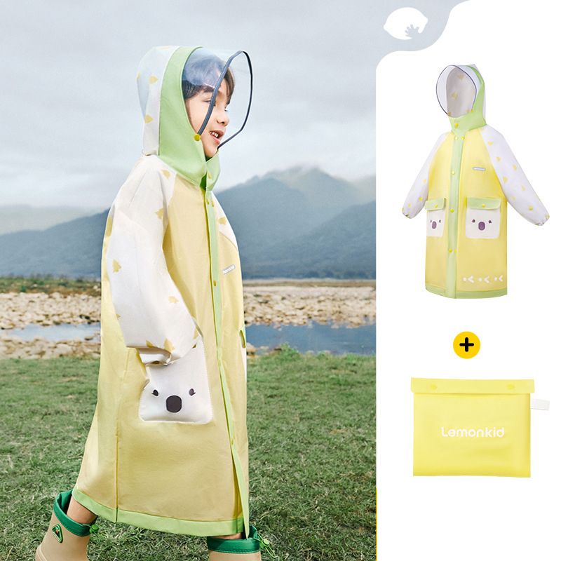 兒童帶書包位雨衣