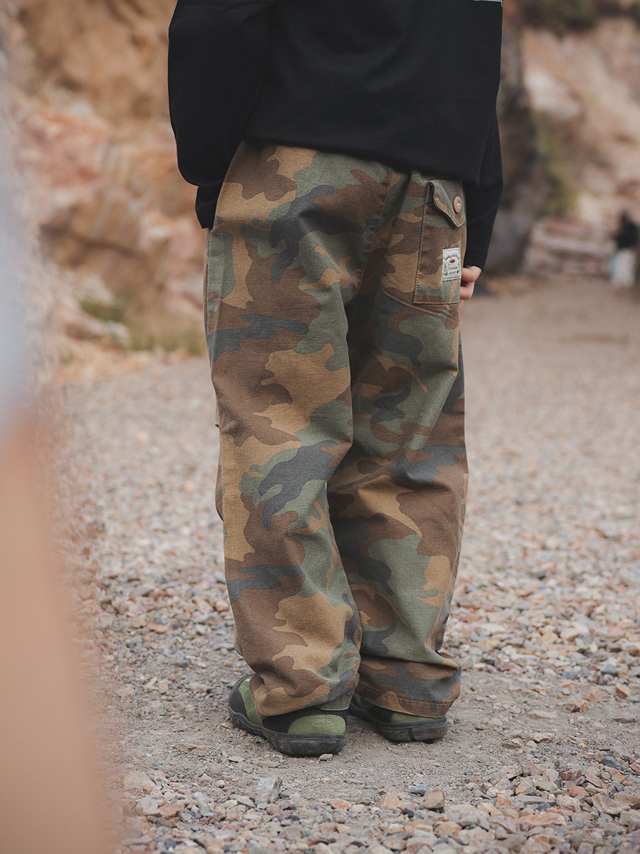 山系戶外迷彩工裝褲