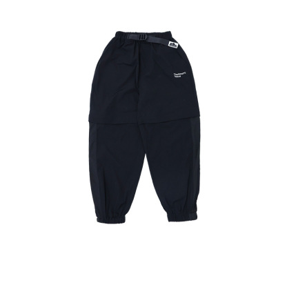 男童春季可拆卸戶外運動透氣長褲