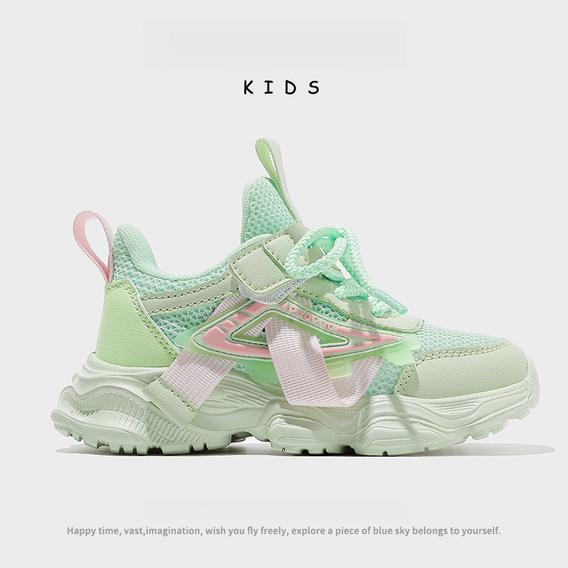 夏季單網兒童運動鞋