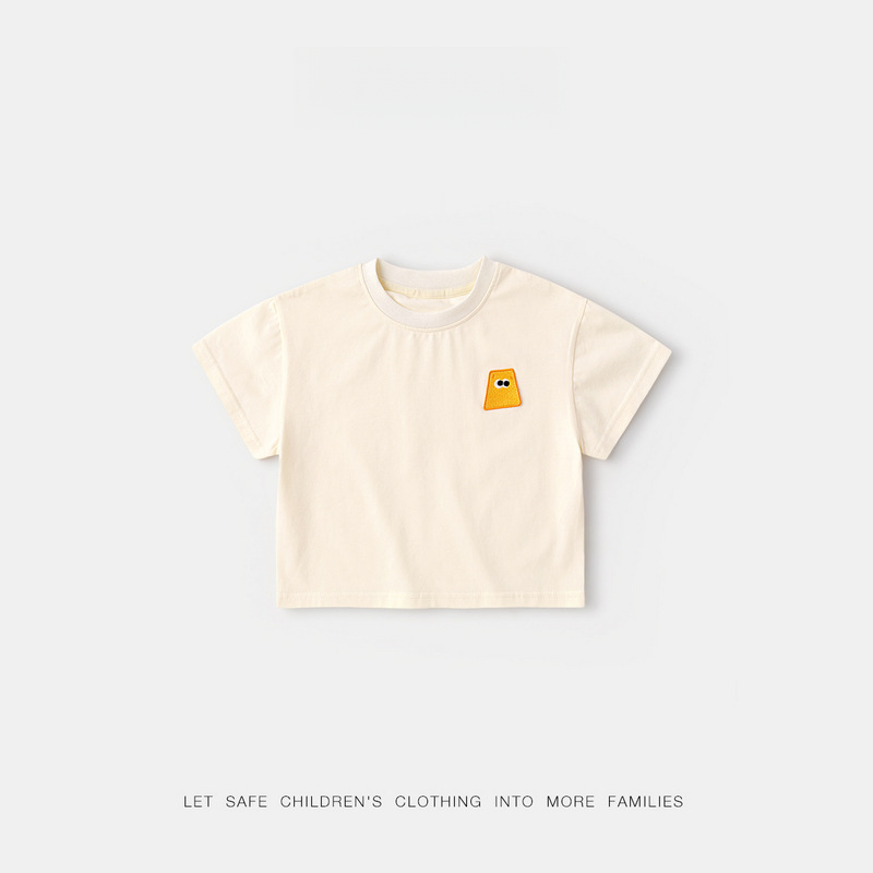 兒童夏季條紋短袖T恤