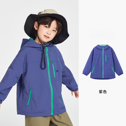 春裝新款男童防潑水戶外外套