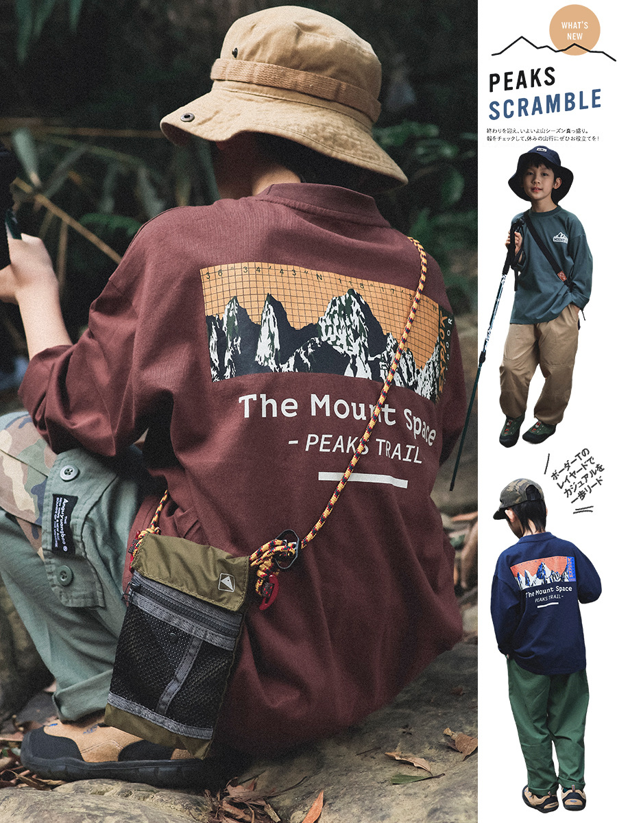 男童春季休閑圓領長袖T恤