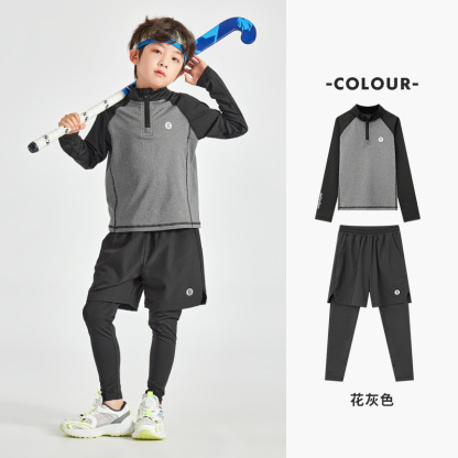 男童假兩件戶外運動套裝