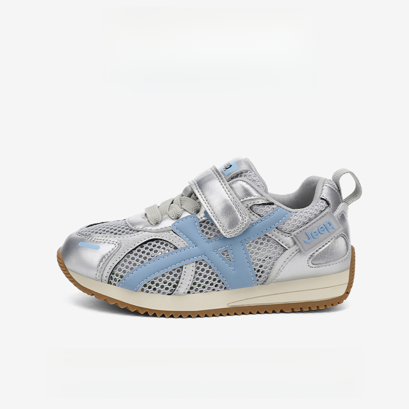 兒童春秋季透氣網面運動鞋