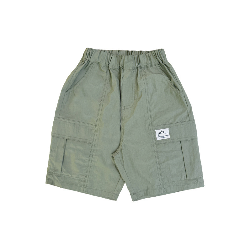 男童戶外工裝褲短