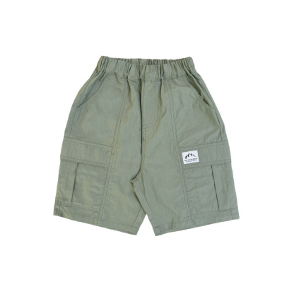 男童戶外工裝褲短
