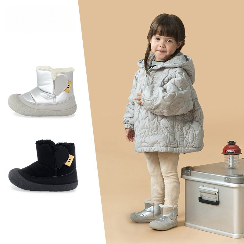 冬款兒童休閑軟底戶外雪地靴