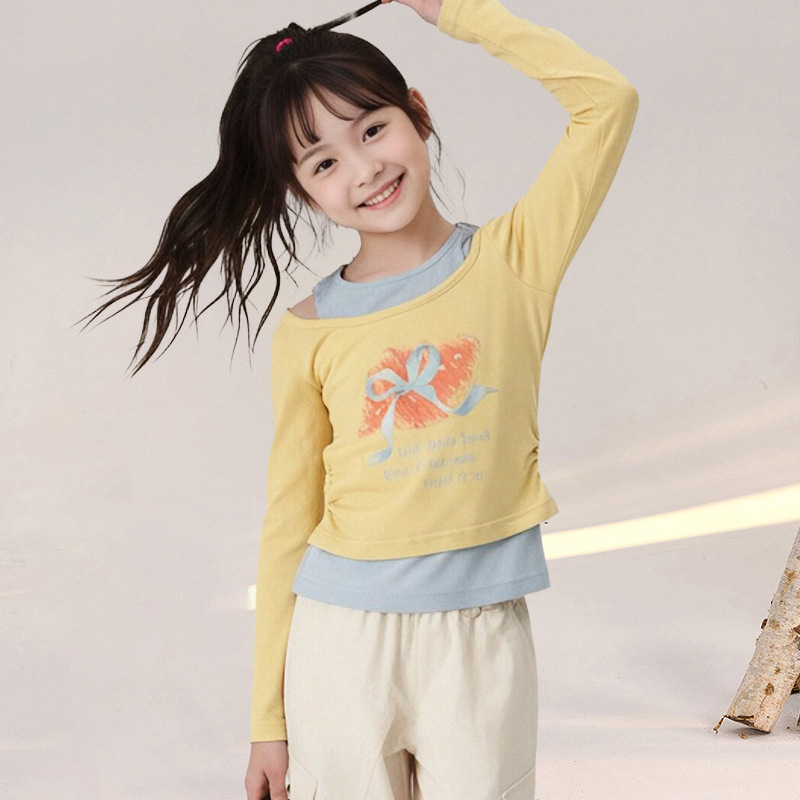 春季假兩件女童T恤