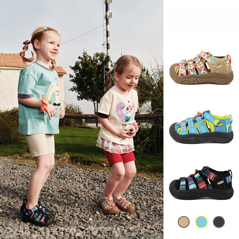 兒童夏季軟底溯溪涼鞋