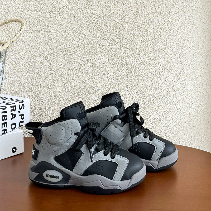 韓版兒童高幫運動鞋