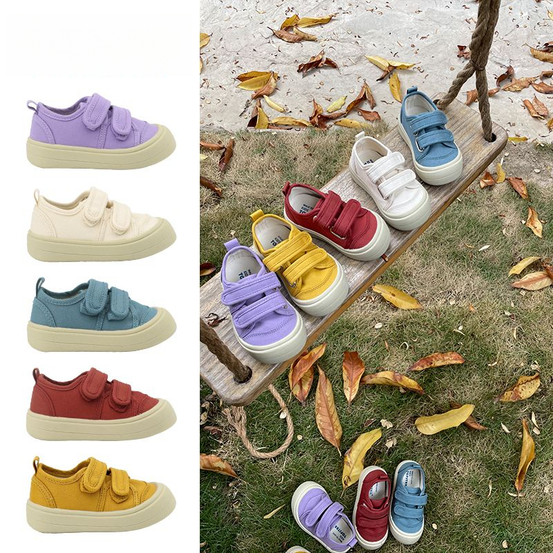 兒童百搭休閑帆布鞋春秋