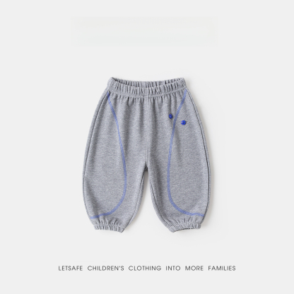 兒童春裝校園休閑褲