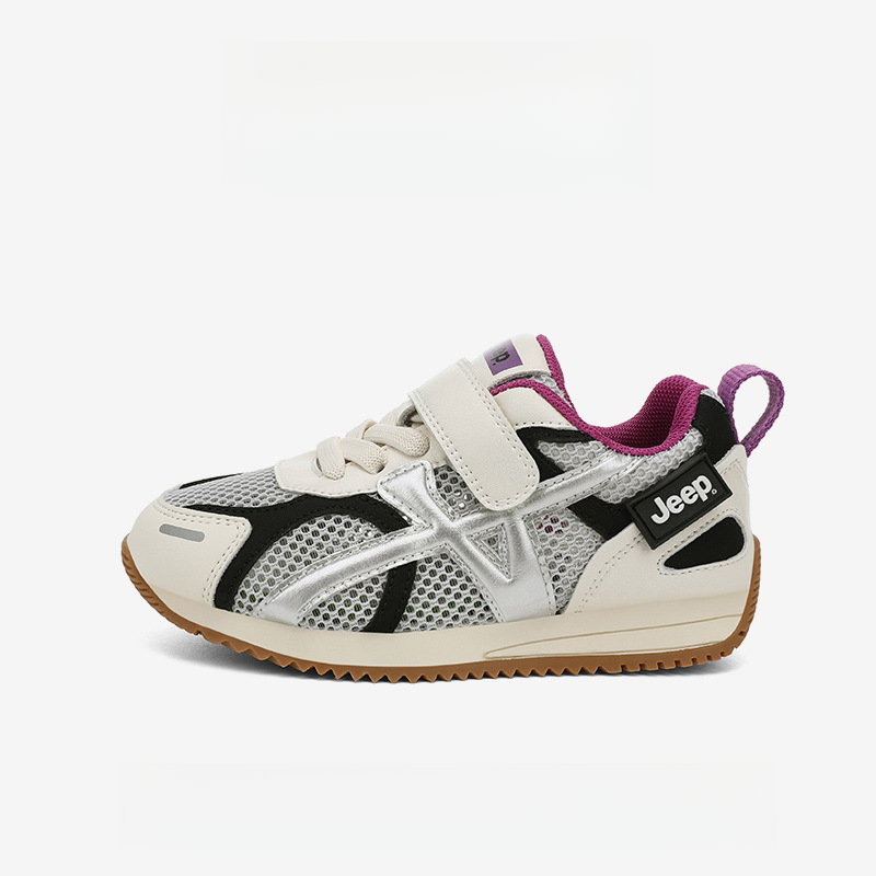 兒童春秋季透氣網面運動鞋