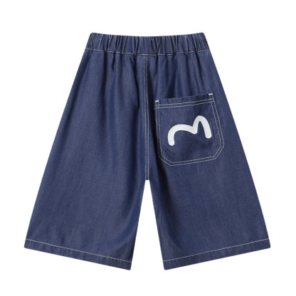 男童夏季萊賽爾防牛仔短褲