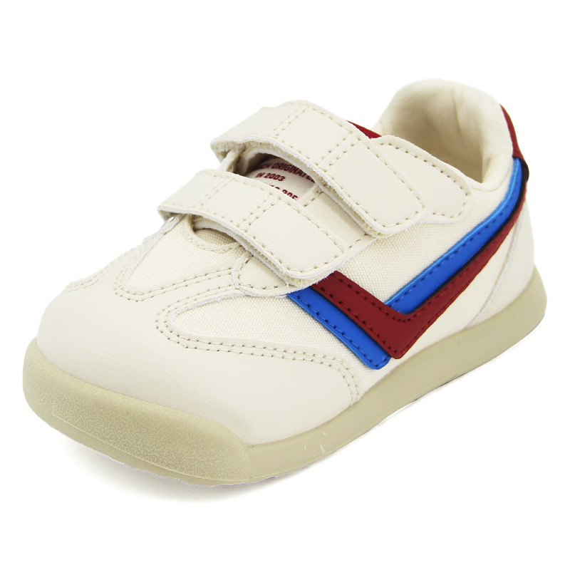 兒童春季軟底小白鞋