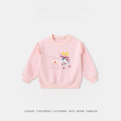 春季女童甜美童話衛衣