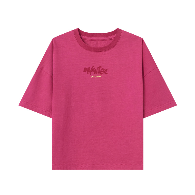 男童撞色字母塗鴉短袖T恤