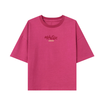 男童撞色字母塗鴉短袖T恤