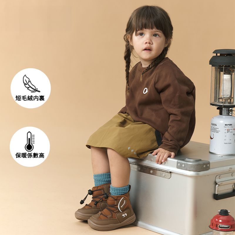 冬季新款兒童雪地靴