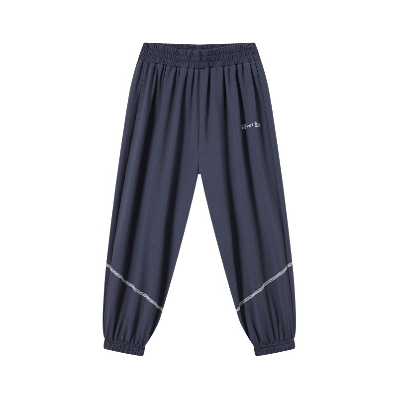 男童夏季冰感網眼運動褲