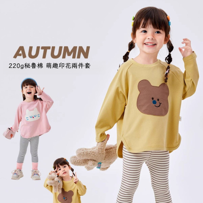 女童秋季休閒服上衣