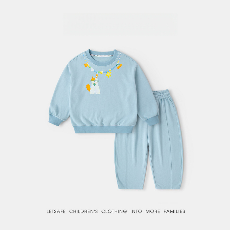 春季女童甜美運動套裝