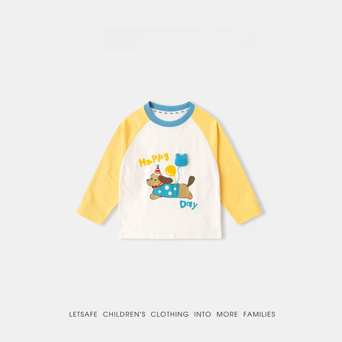 兒童7A抑菌長袖卡通T恤