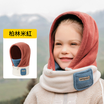 兒童冬帽圍手套一體
