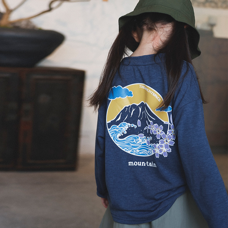 兒童山係戶外彩棉速乾T恤