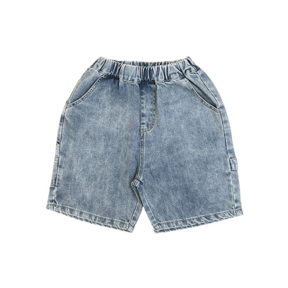 兒童夏季復古牛仔短褲