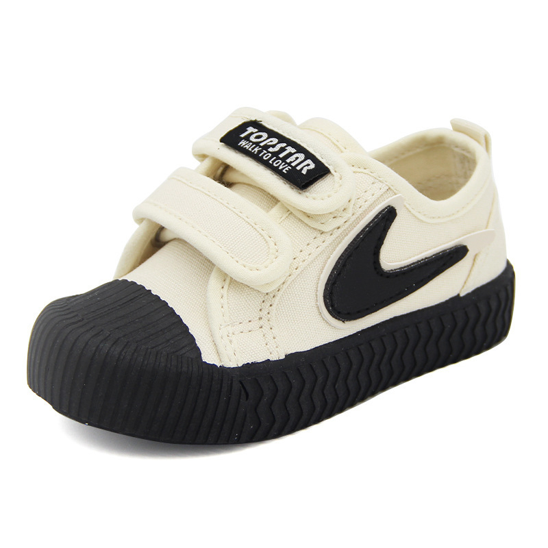 兒童魔術貼帆布鞋