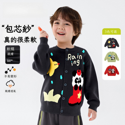 春季卡通兒童毛衣