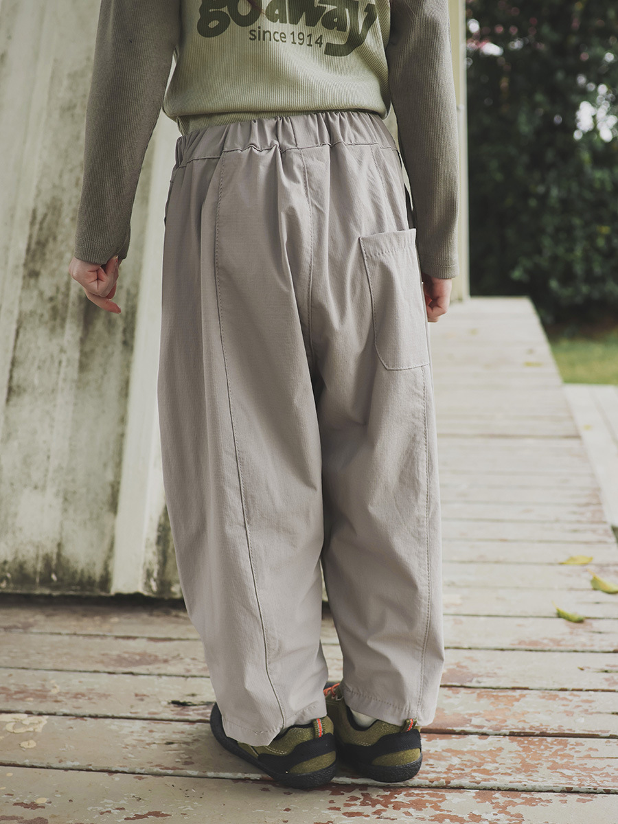 兒童戶外涼感速乾長褲休閒褲防水