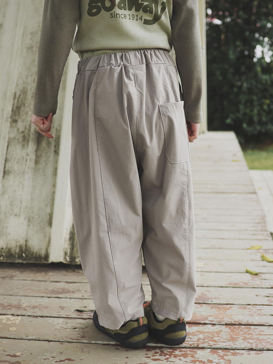 兒童戶外涼感速乾長褲休閒褲防水