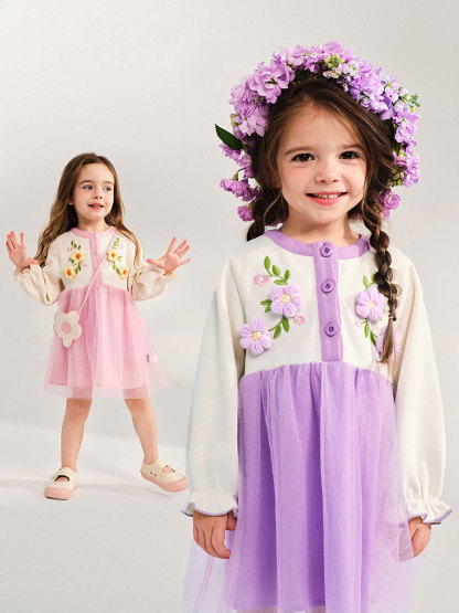 女童網紗連衣裙