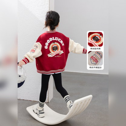 春季女童百搭棒球服