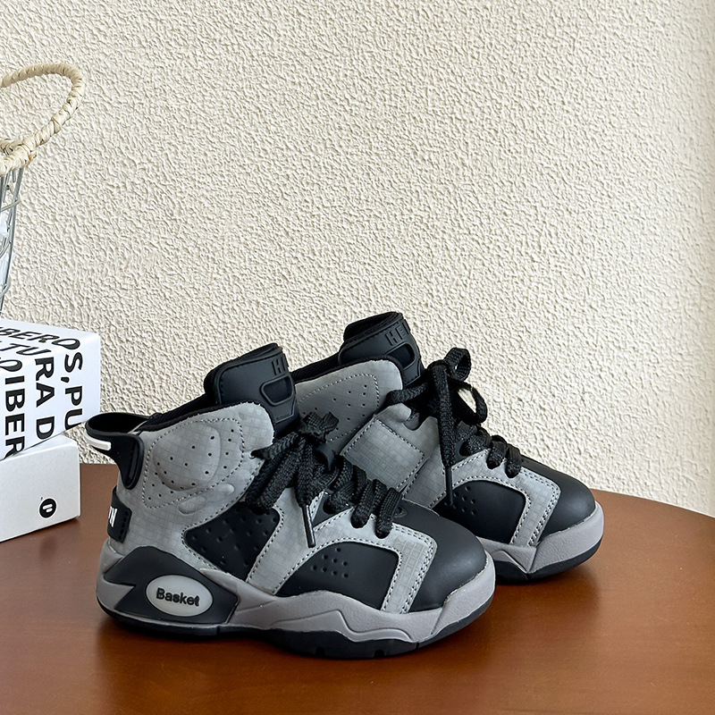 韓版兒童高幫運動鞋