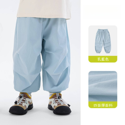 兒童春季戶外速乾工裝褲
