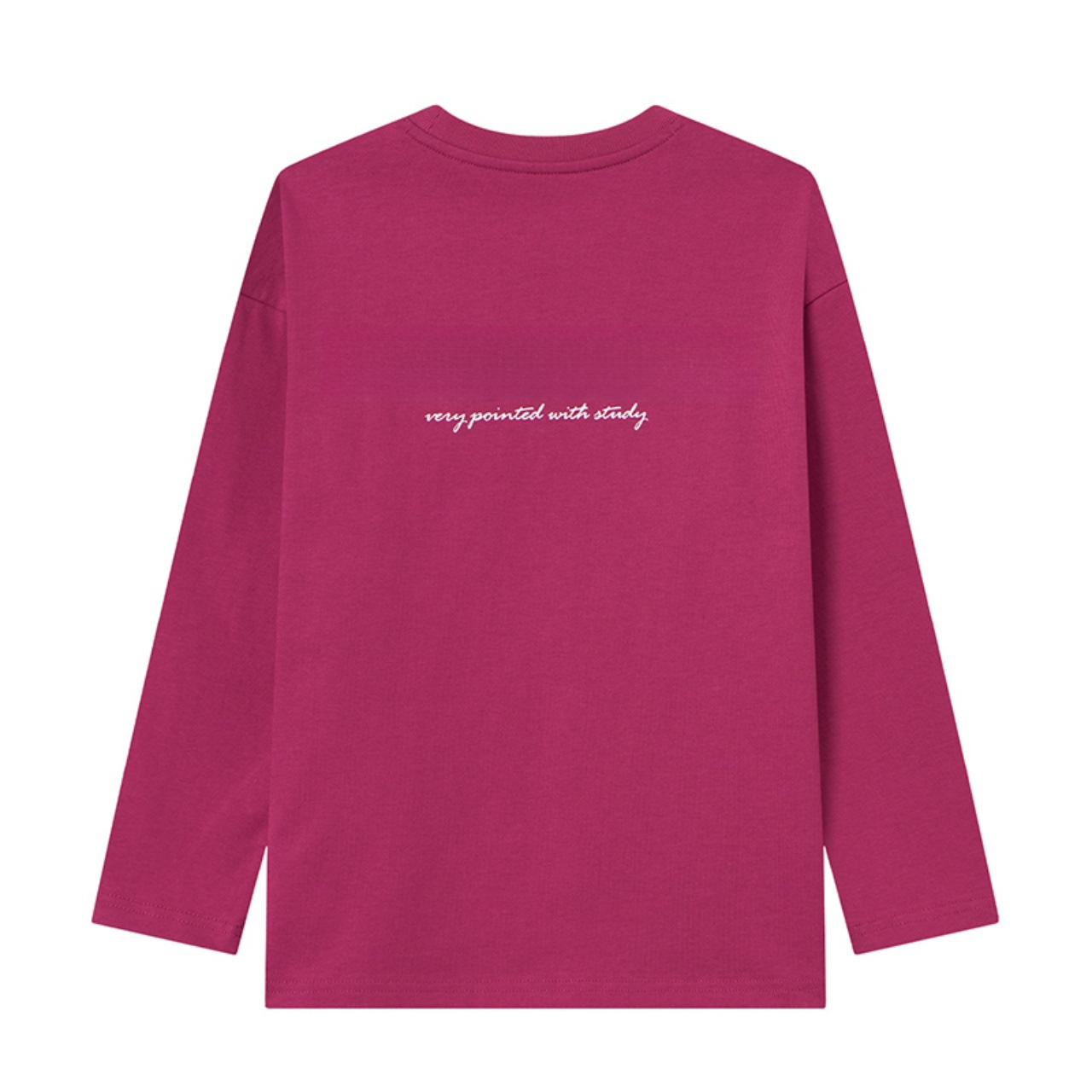 春秋季簡約字母印花T恤