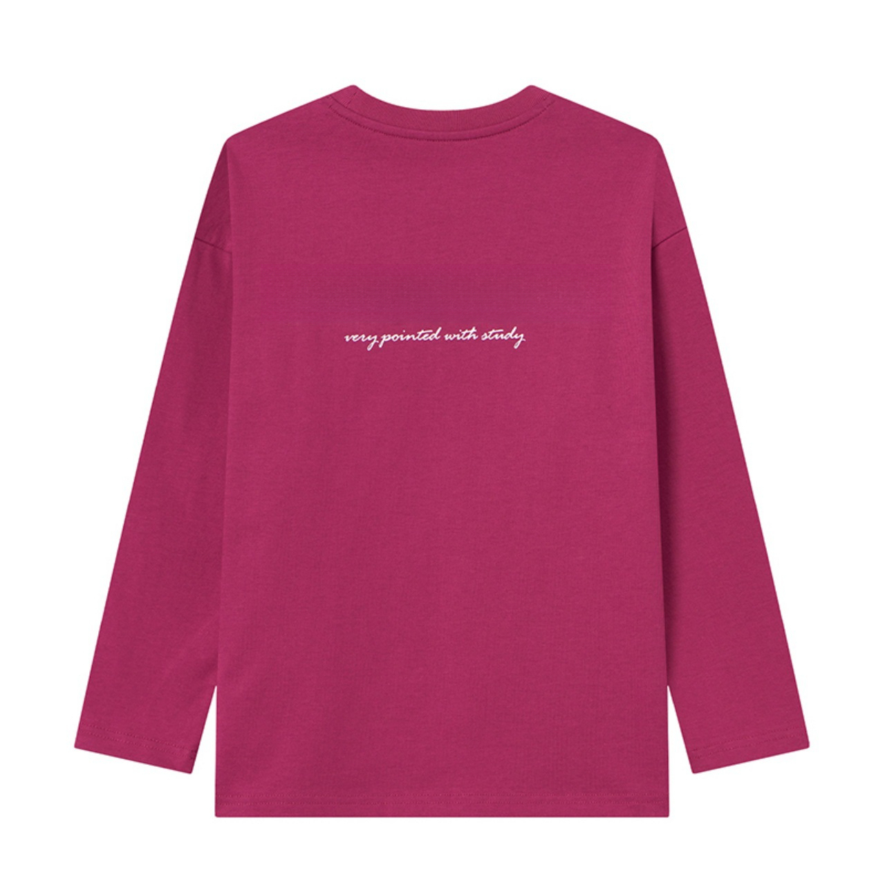 春秋季簡約字母印花T恤