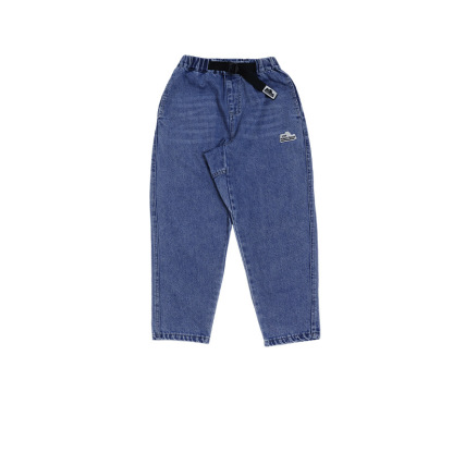 兒童秋季機能耐磨工裝直筒褲