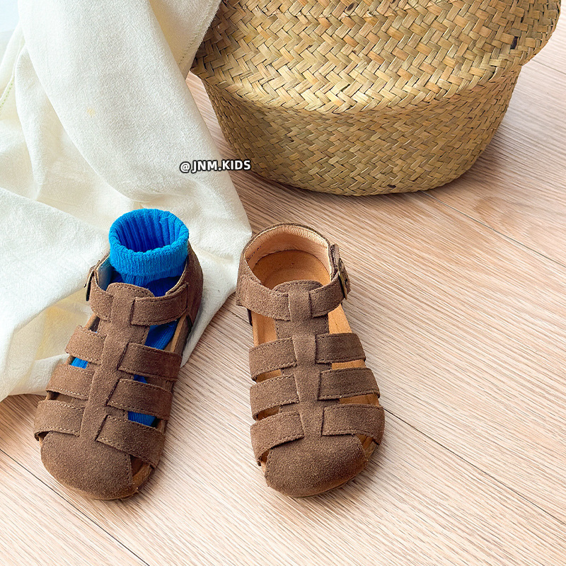 韓版兒童英倫豆豆鞋