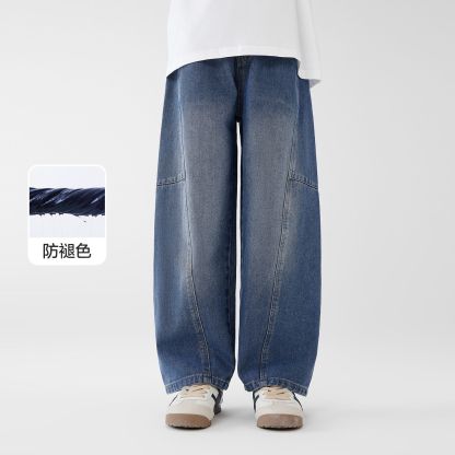 春秋女童防褪色彎刀褲