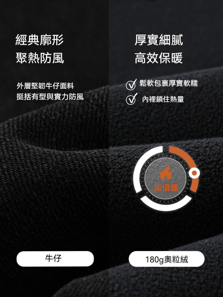 女童加絨牛仔喇叭褲