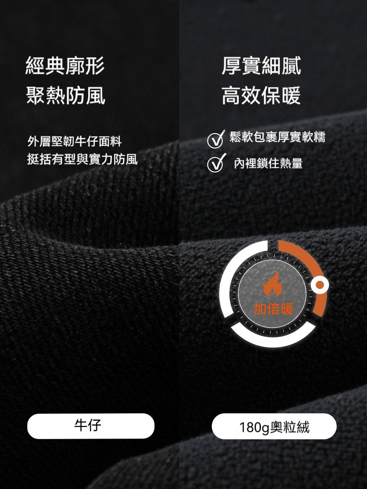 女童加絨牛仔喇叭褲