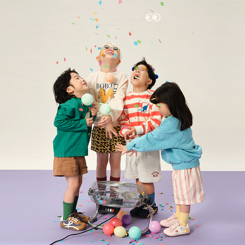 兒童春季萌趣軟底防滑耐磨運動鞋